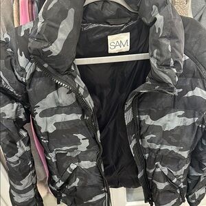 SAM. Camouflage Puffer Jacket